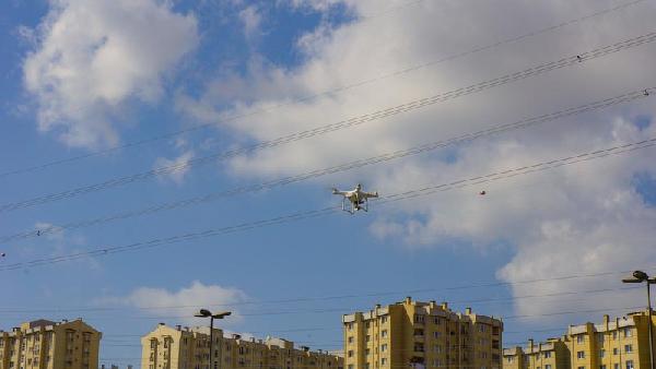 Başakşehir Belediyesi'nin Drone'u tartışma yarattı