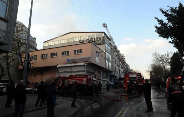 Bayrampaşa'da tekstil atölyesinde yangın