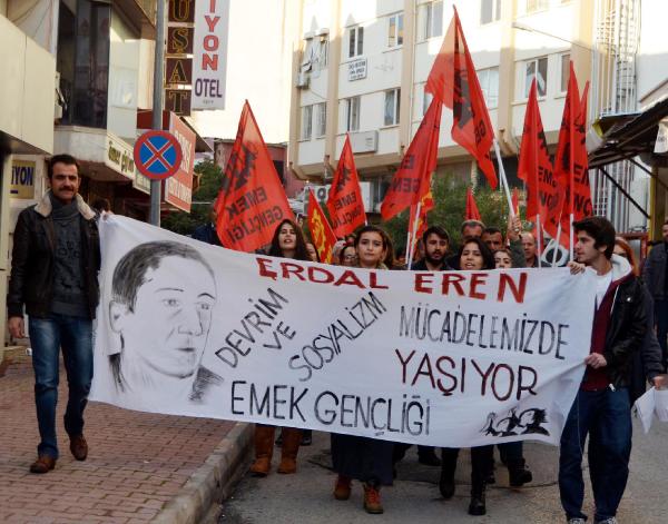 Antalya'da, Erdal Eren'i anma yürüyüşü