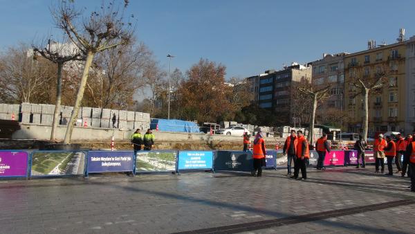 Taksim Meydanı ağaçlanıyor