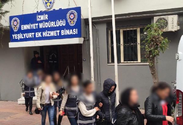 İzmir'de insan ticareti ve fuhuşa 4 tutuklama