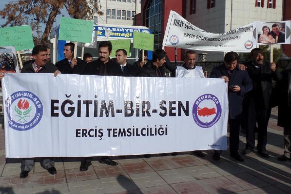Erciş'te Eğitim Bir-Sen'den 'sınav merkezi' tepkisi