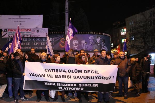 KESK'ten barış eylemi