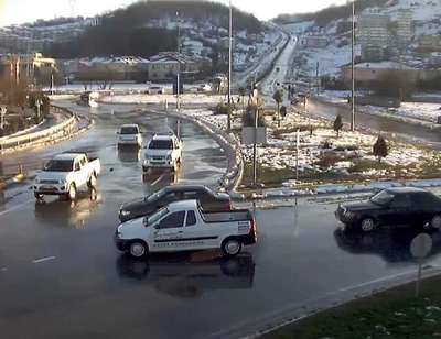Adapazarı'nda ilginç mobese görüntüleri