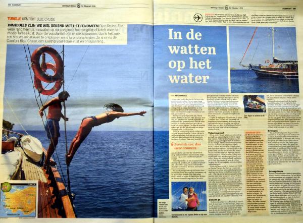 Hollandalı 'De Telegraaf' Bodrum'u tanıttı