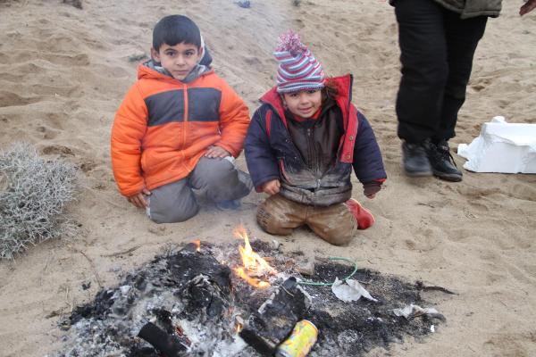 Lastik botun motoru bozuldu, kaçakların yolculuğu yarım kaldı