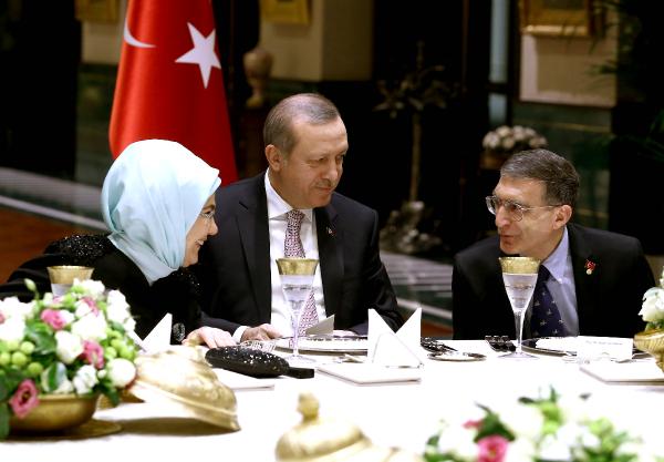 Cumhurbaşkanı Erdoğan'dan Aziz Sancar onuruna akşam yemeği