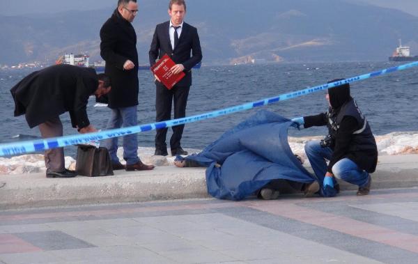 Bandırma sahilinde tabancayla intihar