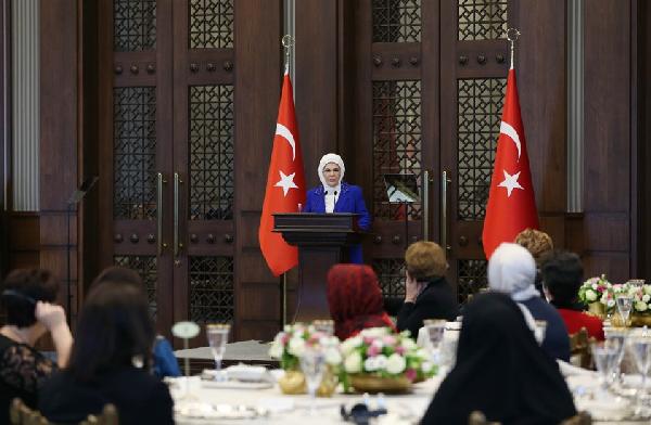 Emine Erdoğan: Gerçek bir Müslümanın terör düşüncesiyle alakası olamaz