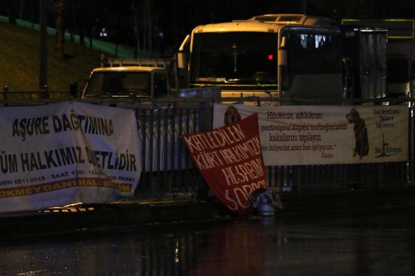 Okmeydanı'nda piknik tüplü şüpheli paket paniği