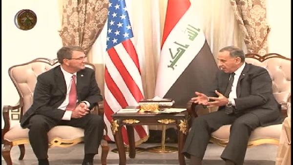 ABD Savunma bakanı Carter Irak başbakanı İbadi ile görüştü
