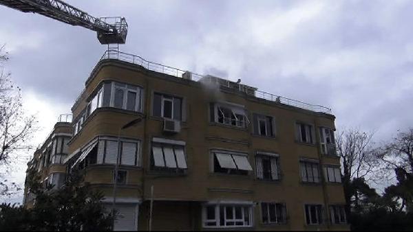 Kadıköy'de yangın paniği