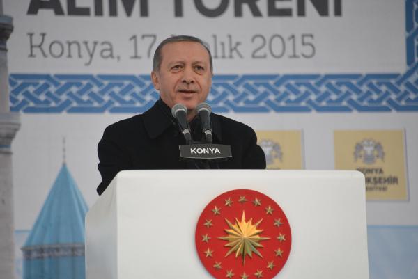 Erdoğan: O açtığınız hendeklerde yok olacaksınız (1)