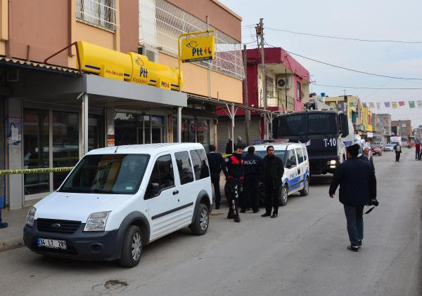 Adana'da PTT şubesinde silahlı soygun