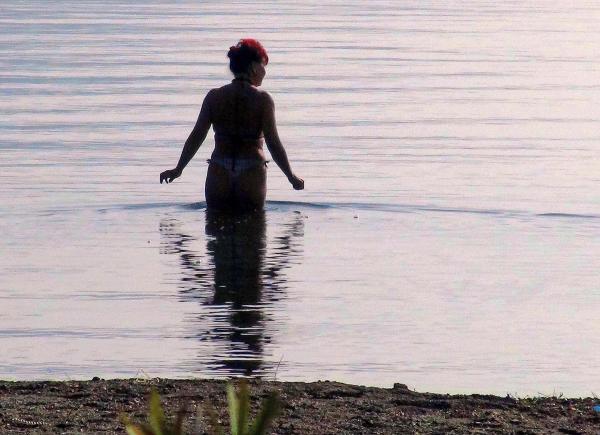 Kış mevsiminde Marmaris'te deniz keyfi