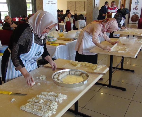 Giresun’da fındıklı burma tatlısı yarışması düzenlendi