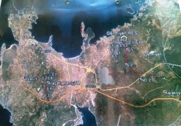 Turizm cenneti Çeşme, RES kuşatmasında