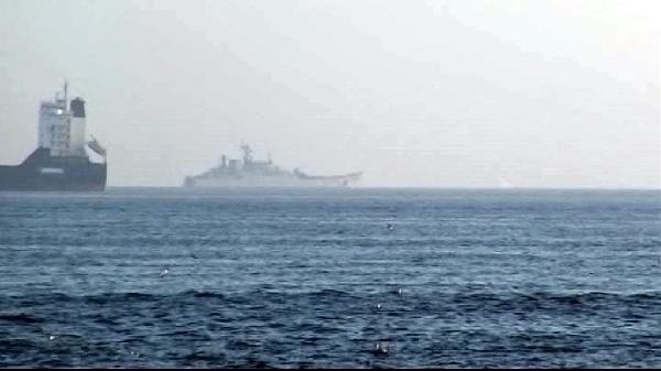 Rus savaş gemisi Marmara'da