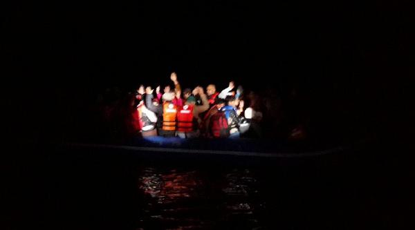 Kaş'ta Suriyeli 43 kaçak yakalandı