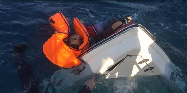 Kuşadası'nda kaçak teknesi alabora oldu: 11 ölü (3)