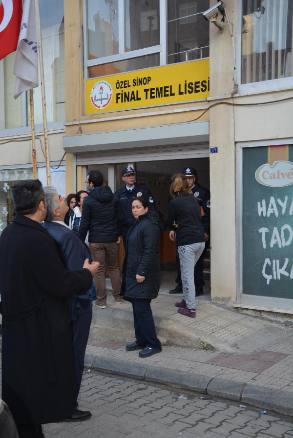 Özel okulda yangın paniıği