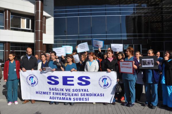 Adıyaman'da sokağa çıkma yasakları protesto edildi