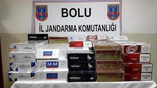 Bolu'da kaçak sigara ve cep telefonu operasyonu: 6 gözaltı