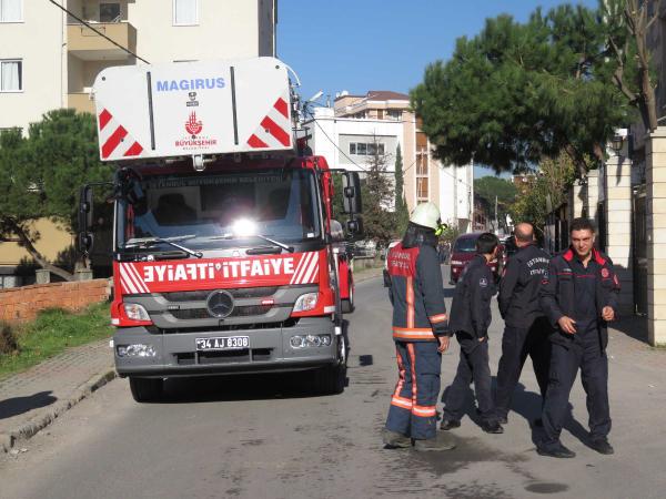 Maltepe'de doğalgaz paniği