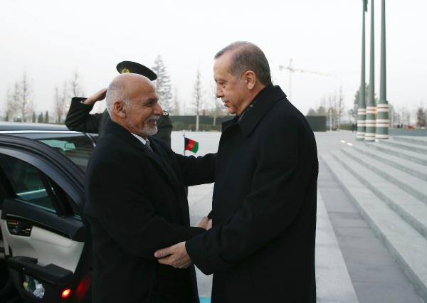 Cumhurbaşkanı Erdoğan, Ahmedzai'yi resmi törenle karşıladı