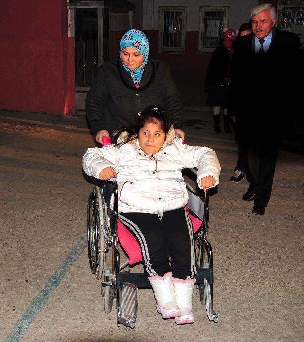 Şeydanur artık okuluna servis aracıyla gidecek