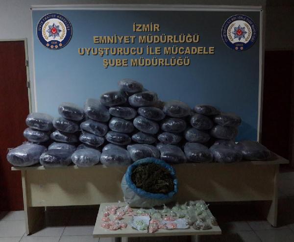 İzmir'de uyuşturucu satıcılarına darbe