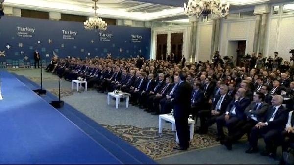 Davutoğlu, "Türkiye Markası" tanıtım töreninde konuştu (1)