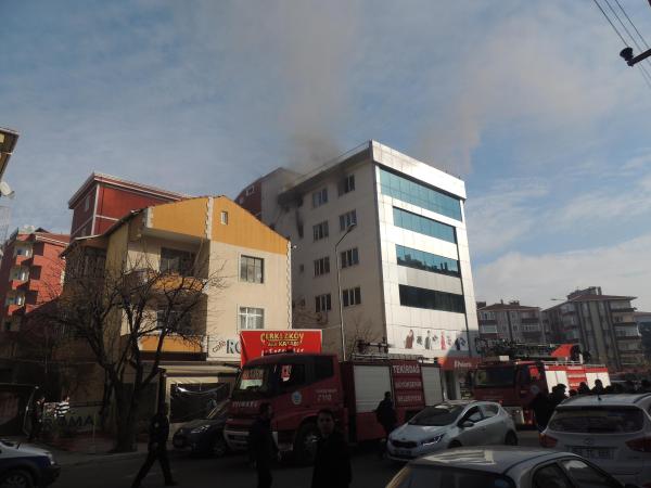 Çerkezköy’deki okulda yangın paniği