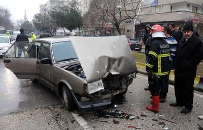 Gaziantep'te zincirleme kaza: 1 yaralı