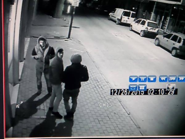 İnegöl'deki hırsızlık güvenlik kamerasında