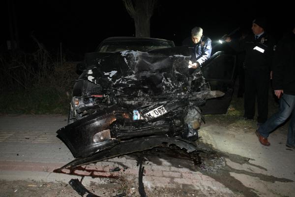 Bursa’da trafik kazası; 1 ölü, 1 yaralı