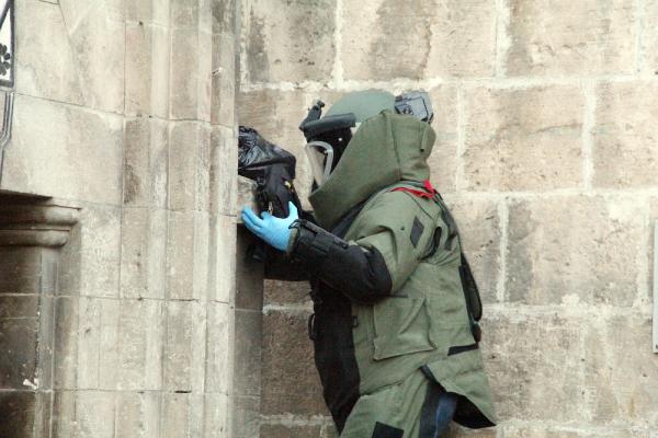 Balıklıgöl’de bomba paniğine neden olan poşetten ayakkabı çıktı
