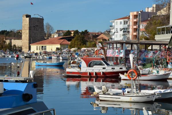 Sinop'ta baharı andıran bir hava
