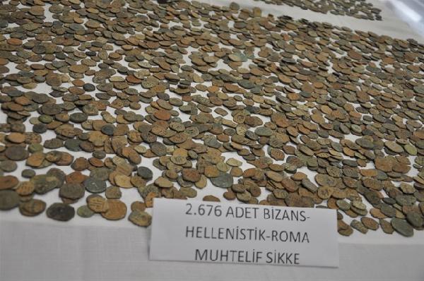 Hatay'da 5 bin 108 parça tarihi eser ele geçirildi