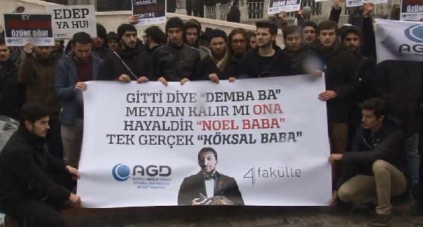 Beyazıt'ta yılbaşı protestosu