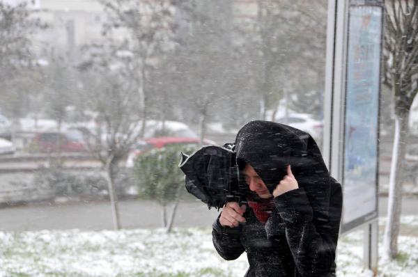 Kocaeli'nde yüksek kesimler karla kaplandı