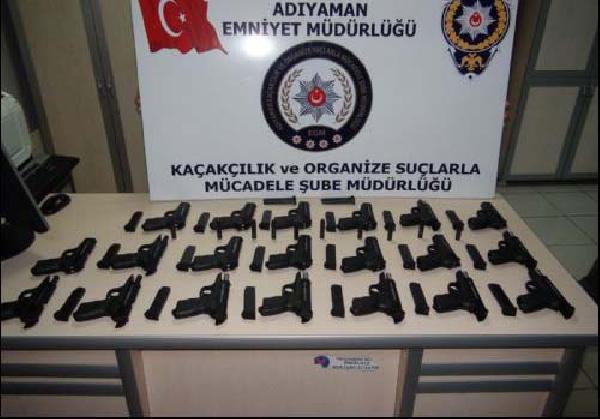Adıyaman’da silah ve uyuşturucu operasyonunda 7 tutuklama