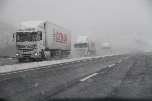 Manisa'da kar yağışı etkili oldu (2)