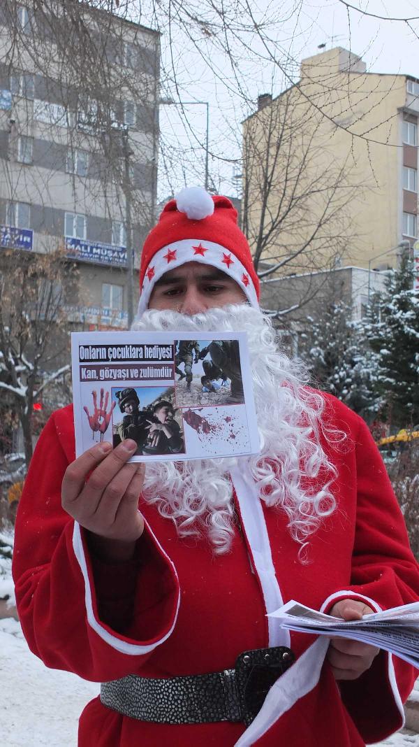 Nevşehir’de Noel protestosu