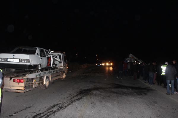 Malatya’da yılın son kazasında 8 kişi yaralandı