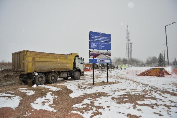 Bursa’da terminal hattında ray döşenmesine başlandı