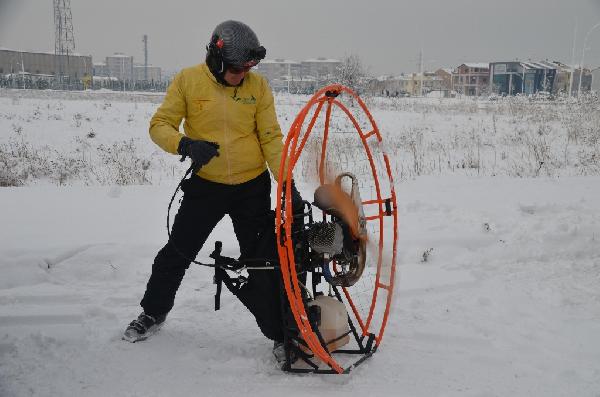 Paramotorla kayak keyfi