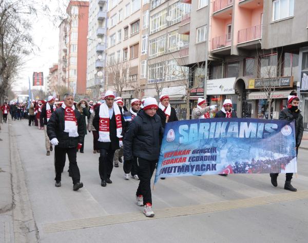 Eskişehir'de Sarıkamış Yürüyüşü