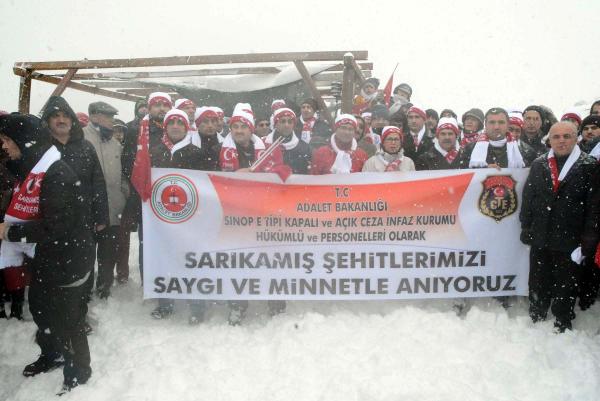 Sinop’ta Sarıkamış şehitleri anıldı