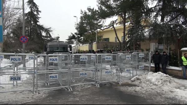 Suudi Arabistan konsolosluğu önünde idam protestosu